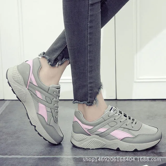 2018 Fashion Trainers Sneakers Women Casual Shoes Air Mesh Grils Wedges Canvas Shoes Woman Tenis Feminino Zapatos Mujer No Logo