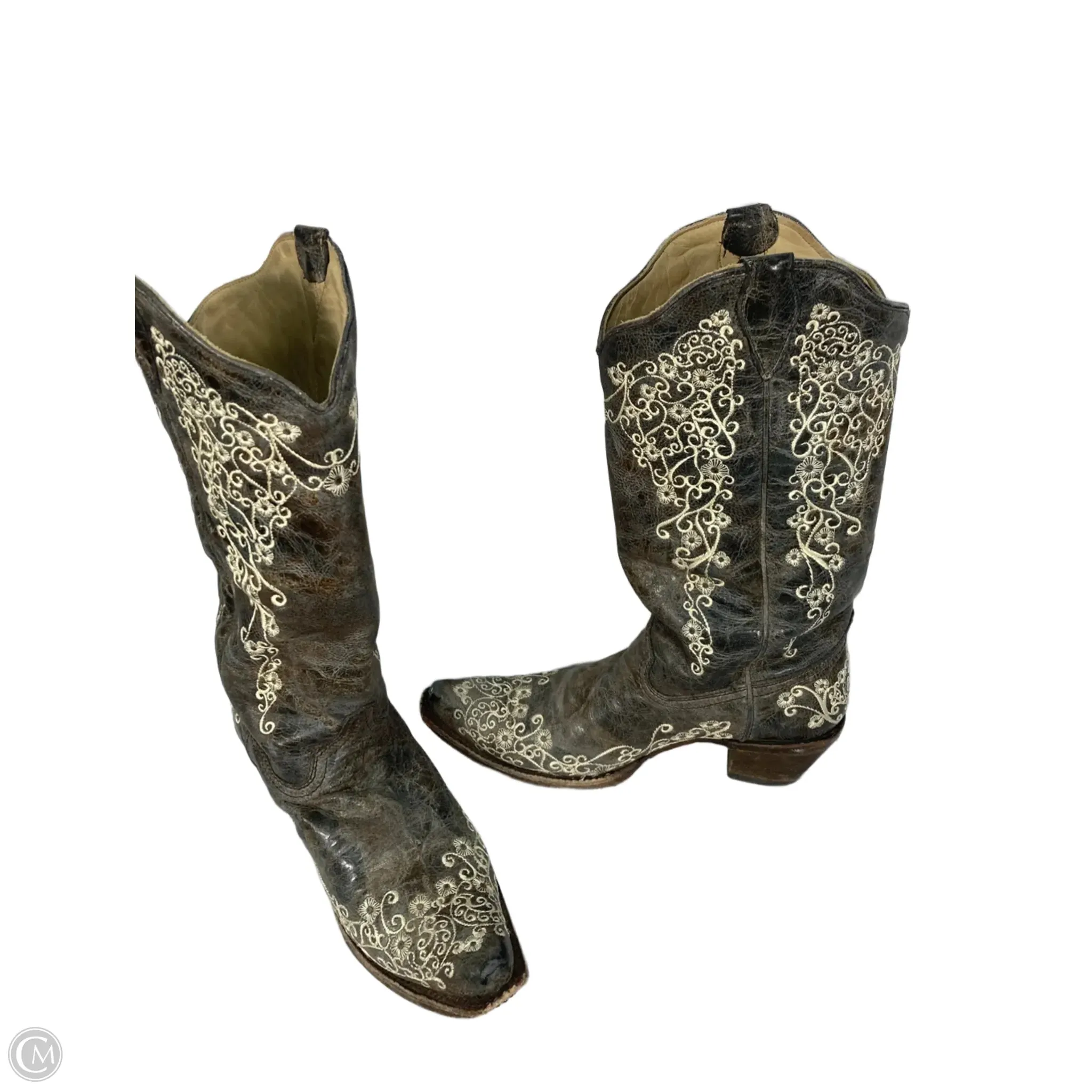 Boots Western By Corral In Brown, Size: 11