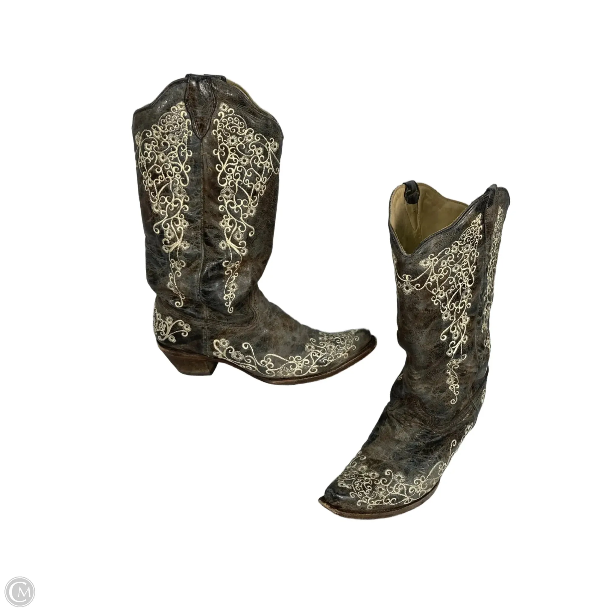 Boots Western By Corral In Brown, Size: 11