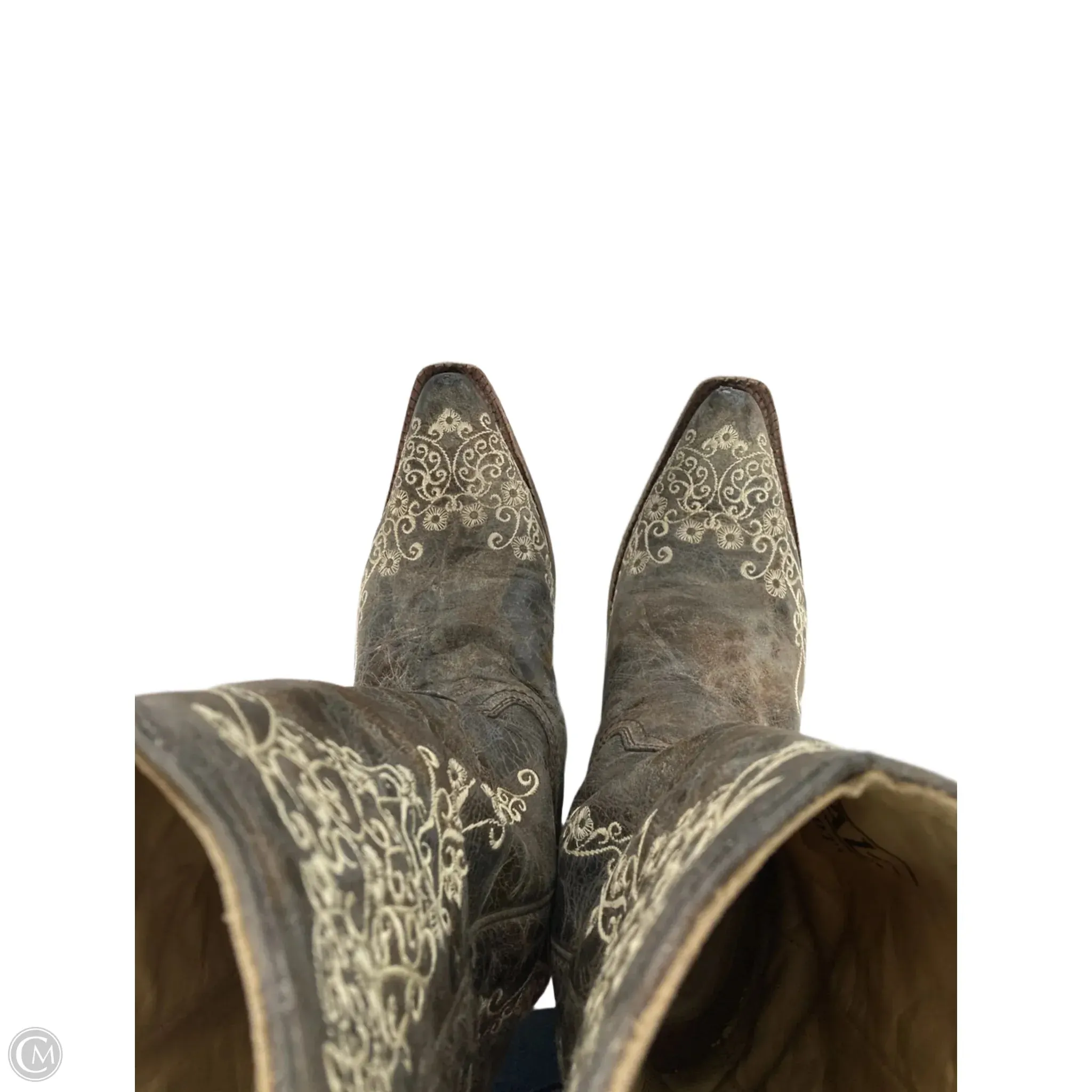Boots Western By Corral In Brown, Size: 11