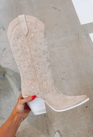 Knox Rhinestone Western Boots
