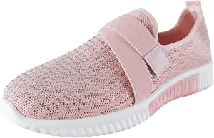 Ladmiple Running Shoes Womens Slip On Fashion Tennis Sport Gym Jogging Walking Comfortable Athletic Fitness Sneakers