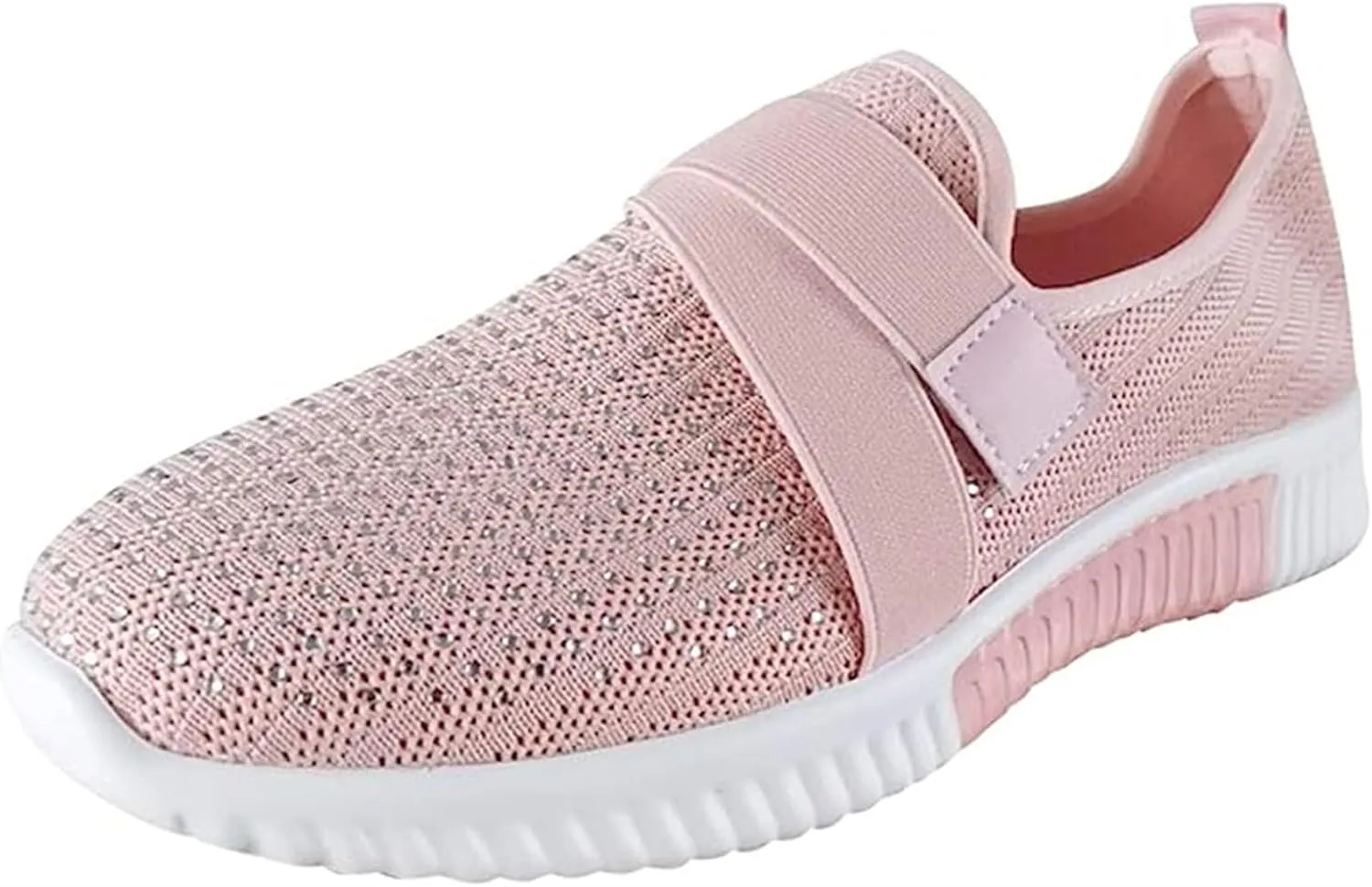 Ladmiple Running Shoes Womens Slip On Fashion Tennis Sport Gym Jogging Walking Comfortable Athletic Fitness Sneakers