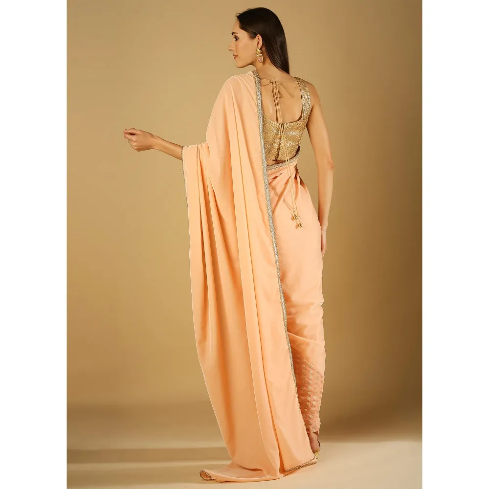 Monk & Mei Sultana-Blouse-Peach Pink