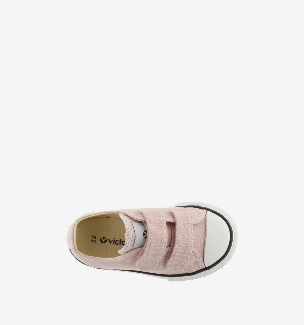 Tribu Double Velcro Trainers in Nude