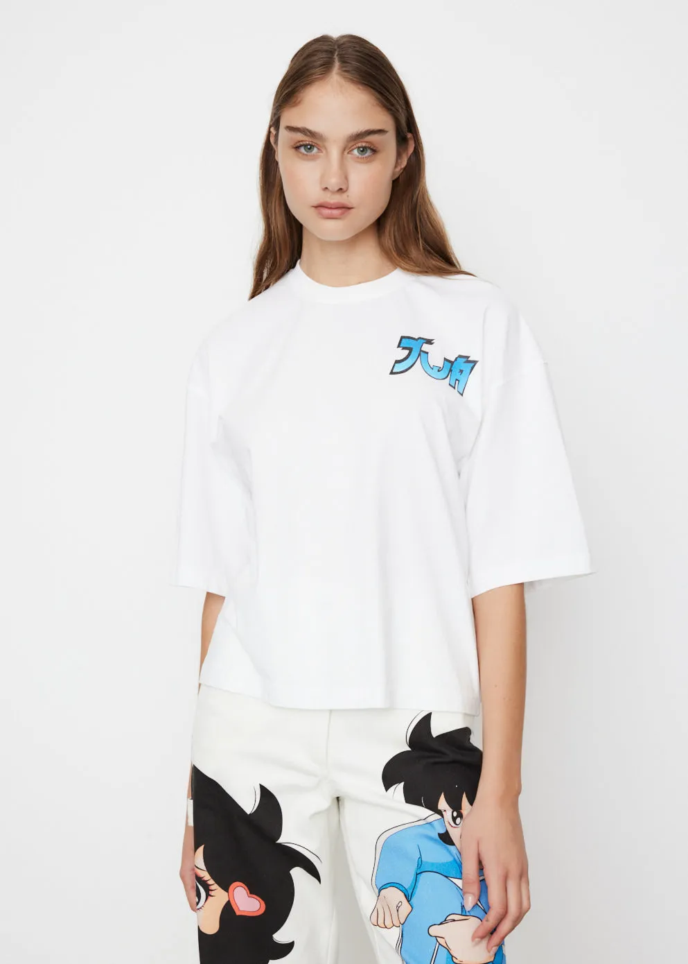 x Run Hany Print Boxy T-Shirt