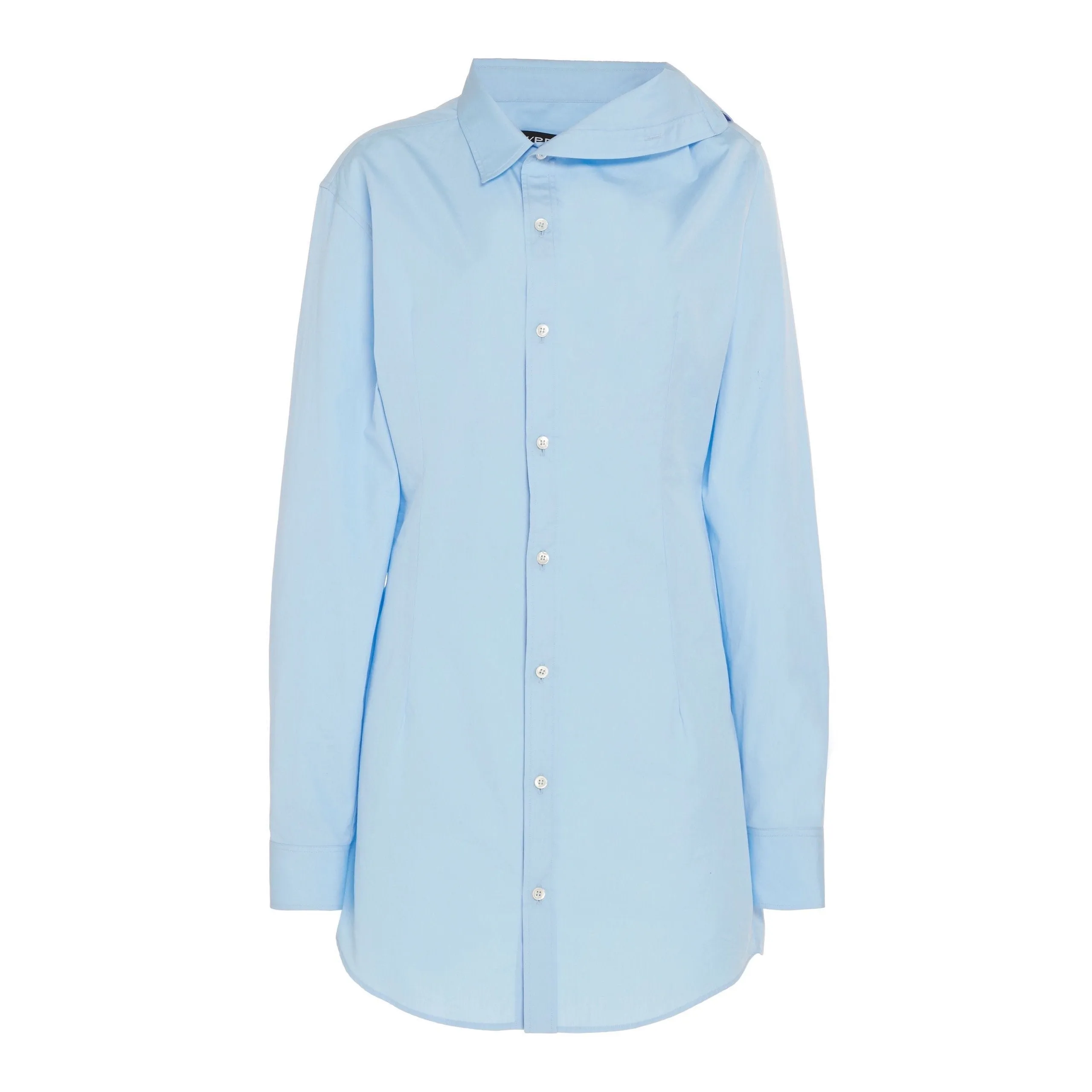 Y/Project Asymmetric Cotton Shirt Dress